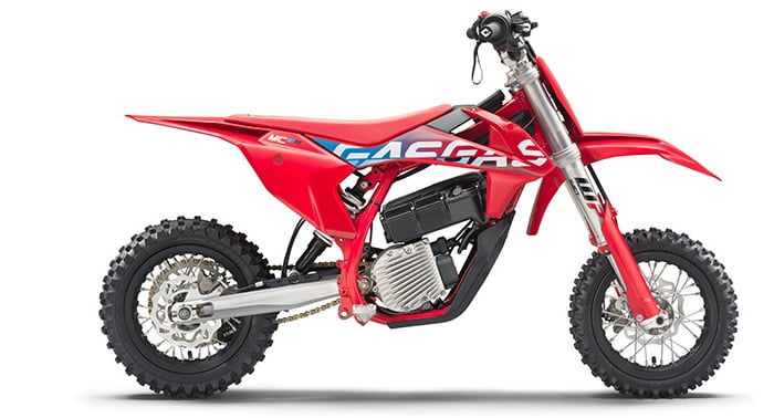 GasGas MC-E 3 motocross dirt bike for 7-year-olds and under