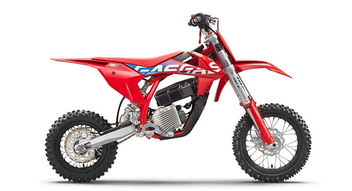 GasGas MC-E 5 motocross dirt bike for 7-year-olds and under