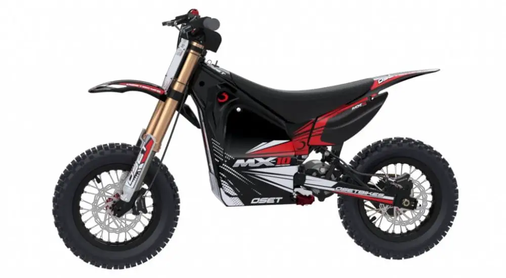 Oset MX-10 electric dirt bike for kids