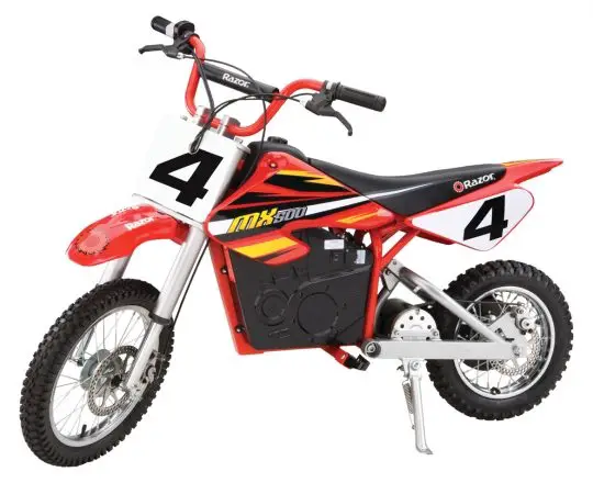 Razor Dirt Bike: MX500 on a white background