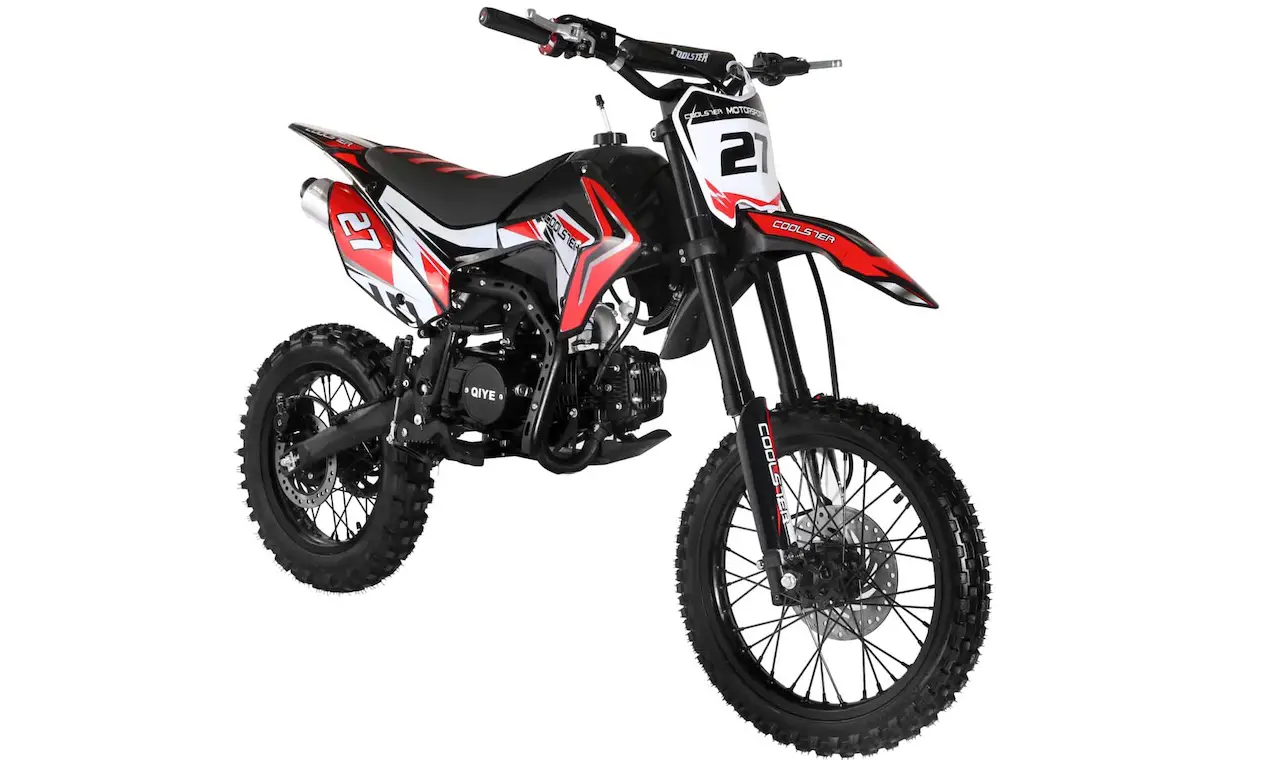 Coolster 125cc dirt bike model M 125 on a white background