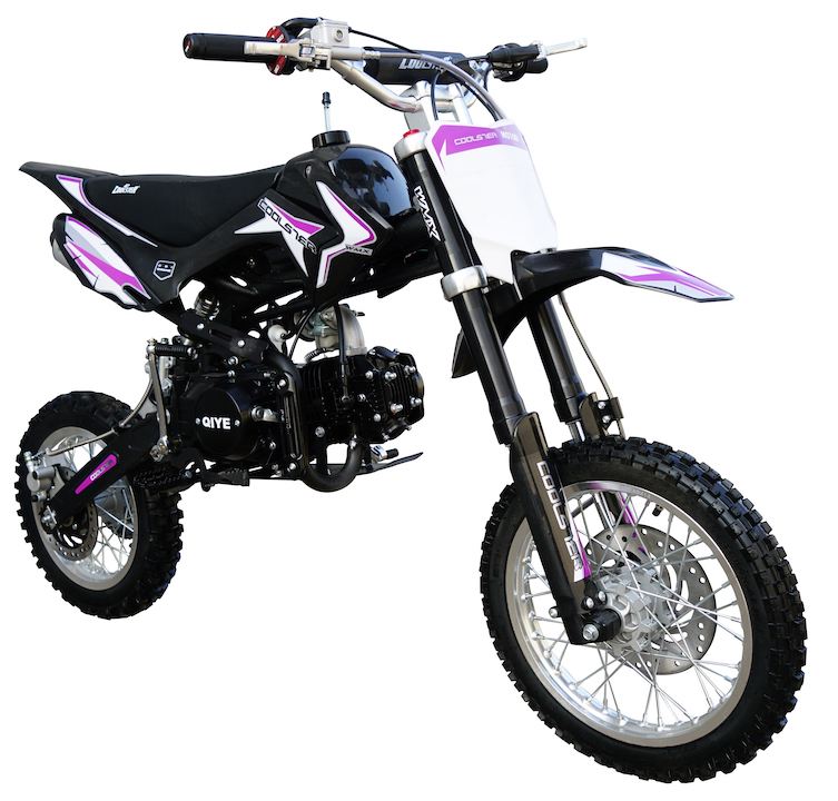 Coolster 125cc dirt bike model XR-125A on a white background